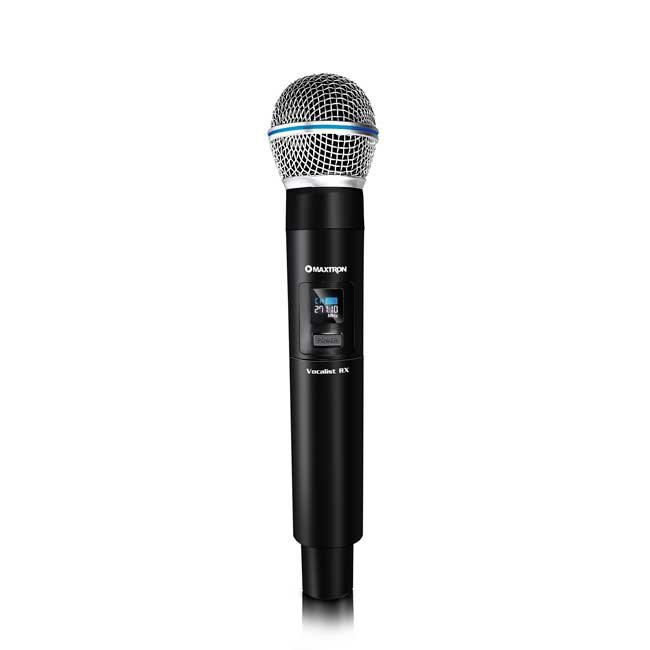 Micrófono Inalámbrico MAXTRON Vocalist RX MX738RX Recargable con Receptor Tipo-C y Plug 6.35mm