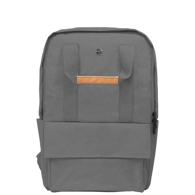 Mochila TEROS CITY II Gris para Notebook 15.6" – Resistente y Funcional