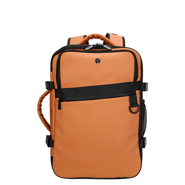 Mochila TEROS TE-9038BW para Notebook 15.6" con USB y Seguridad – Marrón