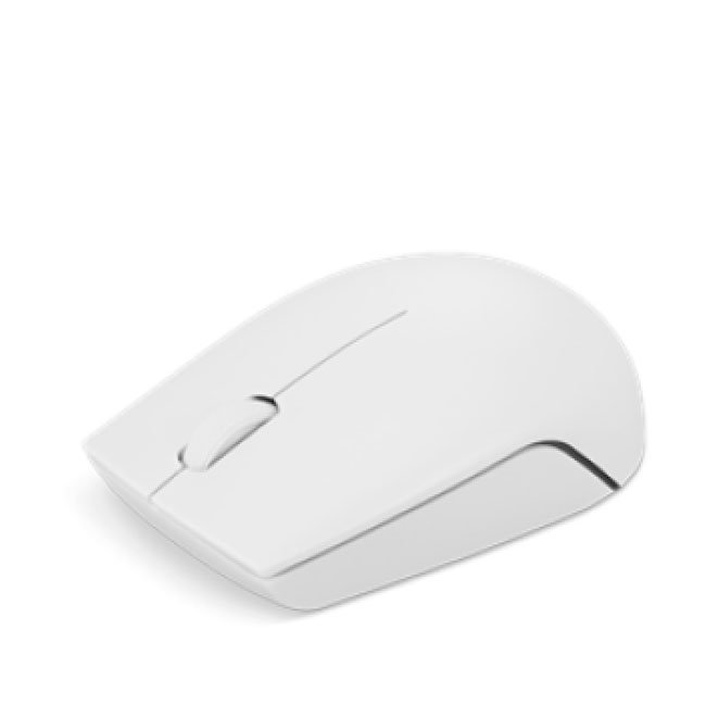 Mouse Inalámbrico Lenovo 300 Compacto 1000 dpi USB Nano 2.4GHz Gris Nube