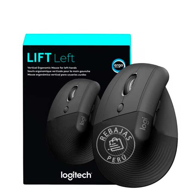 Mouse Logitech Lift Vertical Ergonómico Zurdo Inalámbrico Bluetooth