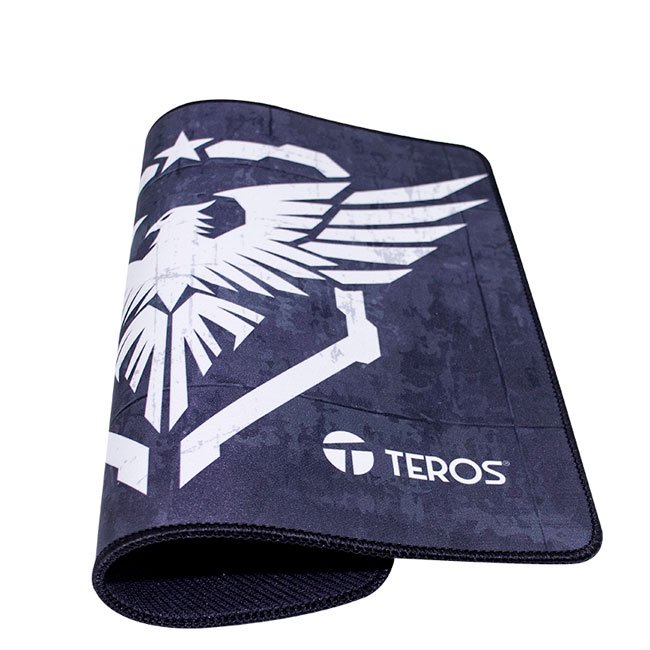 Mouse Pad TEROS TE-3014S Negro con Diseño – Tela Antideslizante 32x27 cm