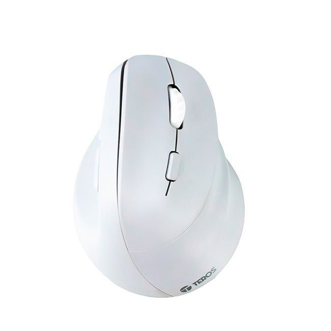 Mouse Inalámbrico TEROS TE-1236S RGB Blanco | 6 Botones, 700mAh, Bluetooth