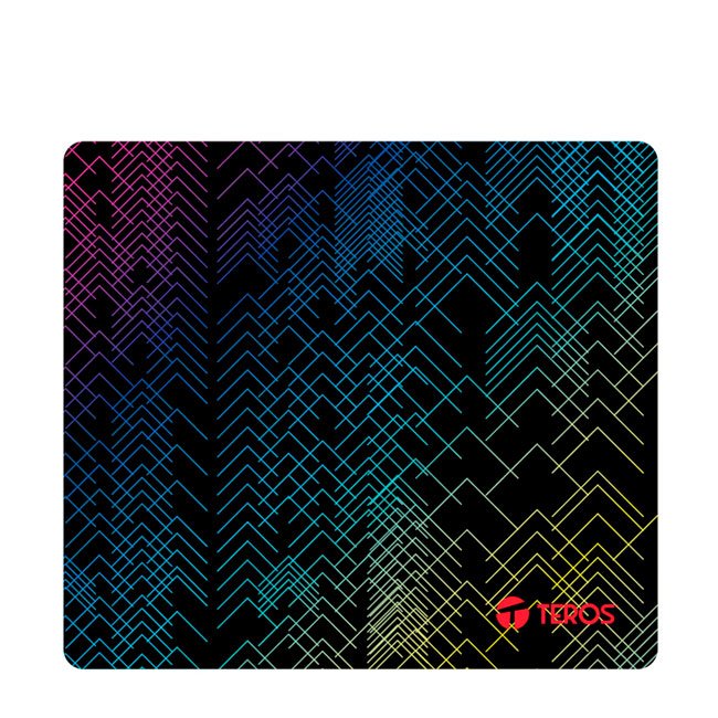 Mouse Pad Gamer TEROS TE-3011S Multicolor RGB Antideslizante 45x40cm