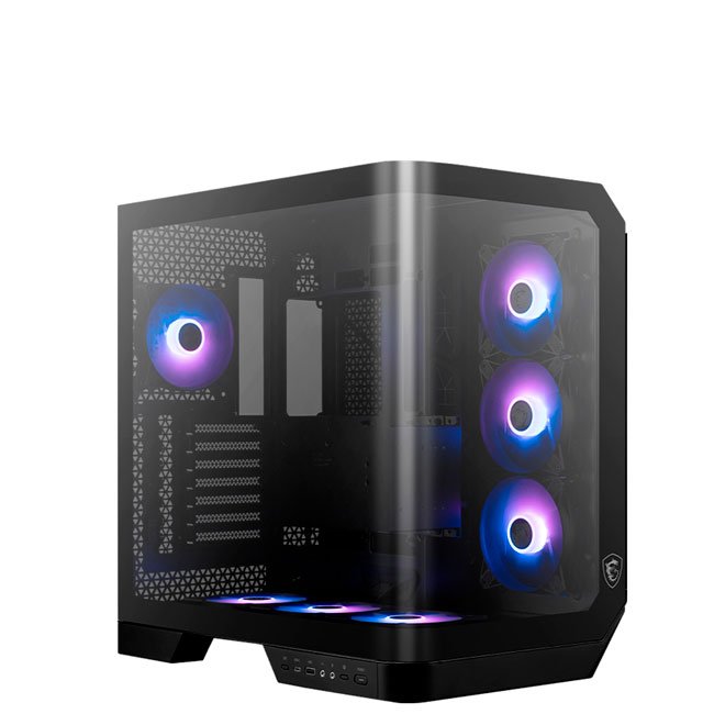 Case MSI MAG PANO 120R PZ Mid Tower con Vidrio Templado y ARGB – Compatible ATX