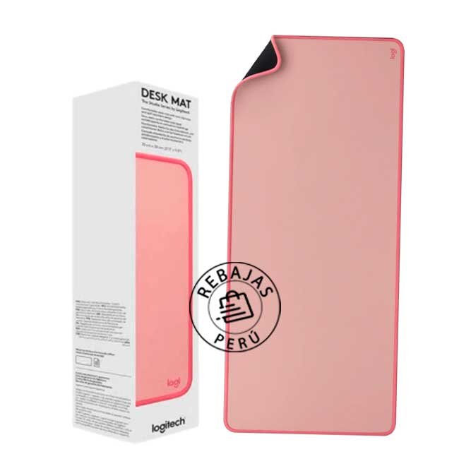 Pad Mouse Logitech Deskpad 300x700mm Rose | Alfombrilla Anti-Salpicaduras para Gaming