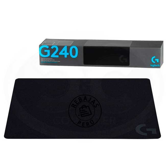 Pad Mouse Logitech G240 Cloth Medium Black 943-000783