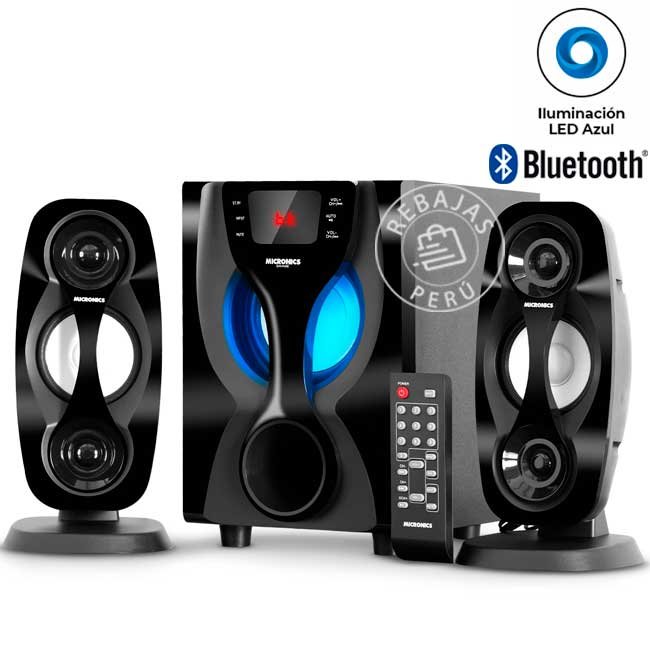 Parlante Micronics Savage MIC S7415BT Bluetooth Woofer de 4" Radio FM USB