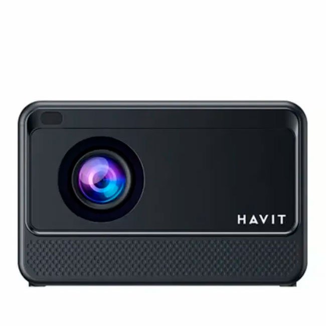 Proyector HAVIT PJ211 PRO-US Negro Smart 4K Android TV HDMI USB WiFi Bluetooth