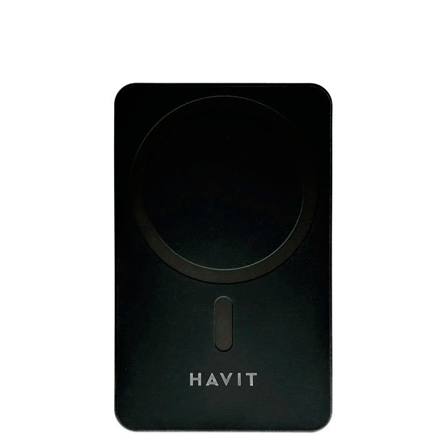 Power Bank Havit PB5216 Black 5000mAh | Carga Rápida 20W y 15W Inalámbrica