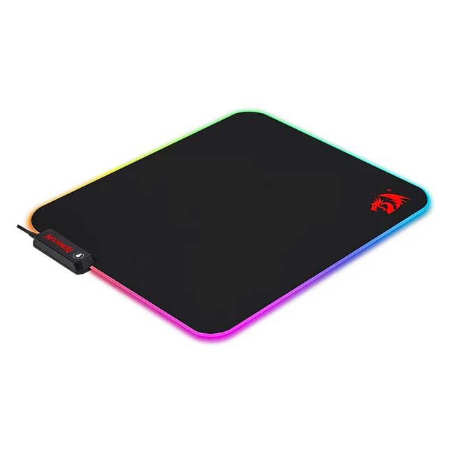 Mouse Pad RGB Redragon PLUTO P026 – 38×26 cm, 3 mm, superficie speed, base antideslizante