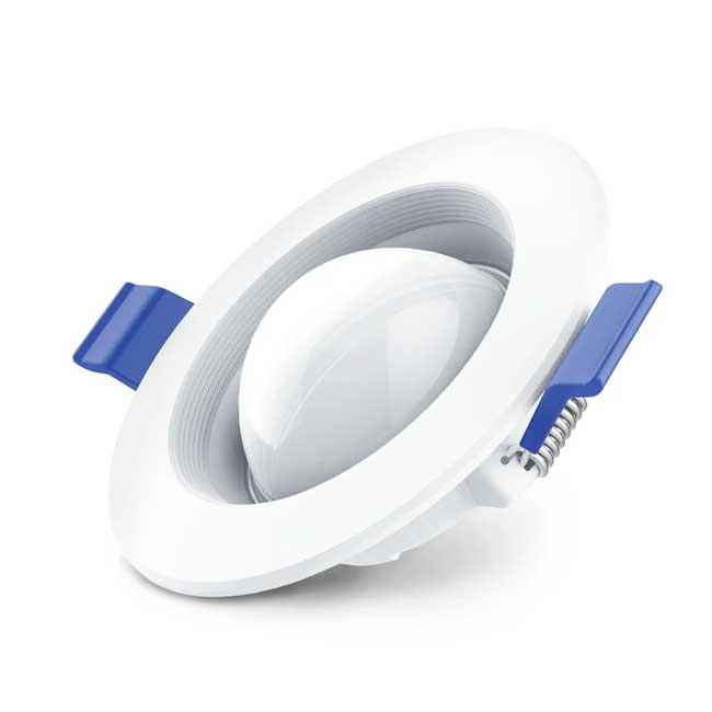 Spotlight LED Saturno Trilux Lumiere Prime 12W Blanco LST 1212TB Luz 3000K–6500K Corte 55–90 mm
