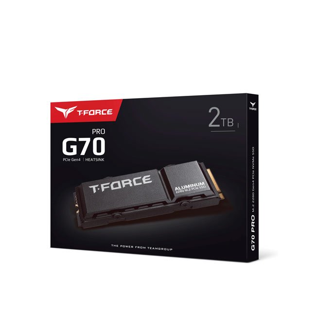 SSD TEAMGROUP T-FORCE G70 PRO 2TB M.2 PCIe Gen4x4 NVMe con Disipador 