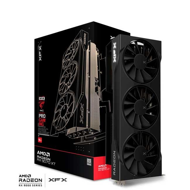 Tarjeta de Video XFX Swift RX 9070XT 16GB GDDR6 Triple Fan PCIe 5.0 Gaming