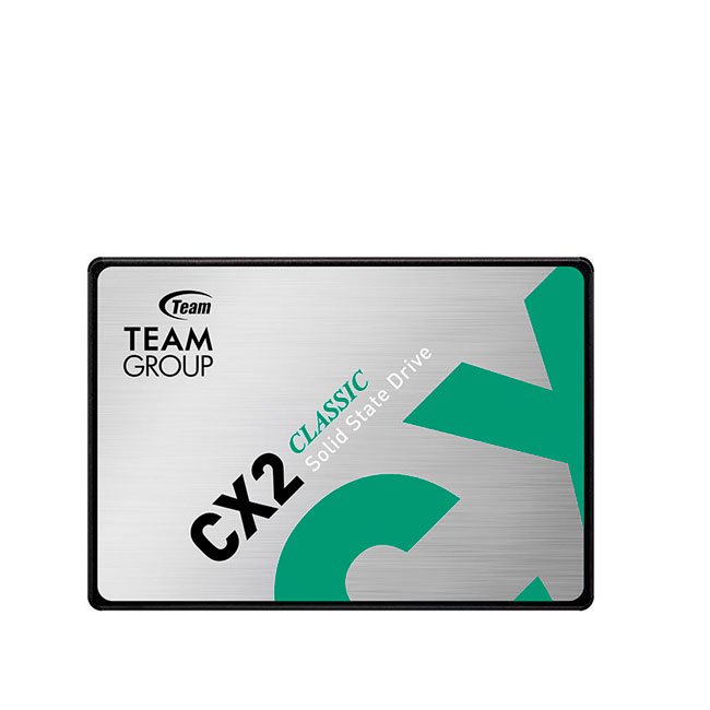 Disco Sólido Interno SSD TeamGroup CX2 256GB 2.5" SATA III 520MB/s -  Rápido para PC y Laptop