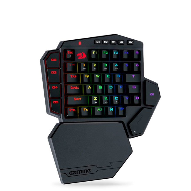Teclado Gamer Redragon K585 PRO Inalámbrico Mecánico con Retroiluminación RGB y Teclas Macro