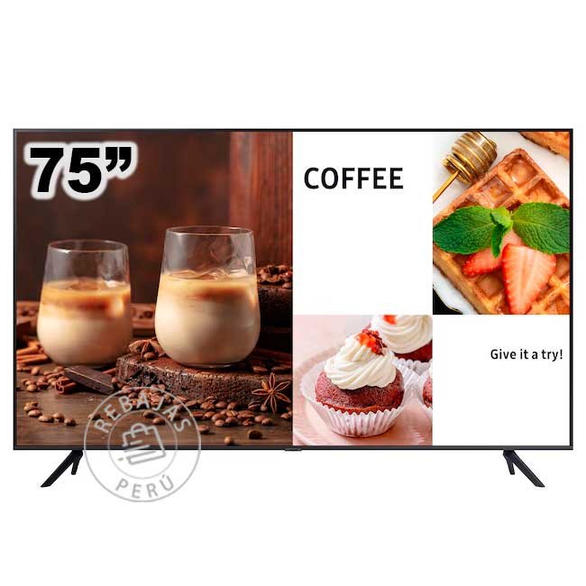 Televisor Samsung 75" BIZ 4K Smart TV Tizen LH75BEFHLGGXPE
