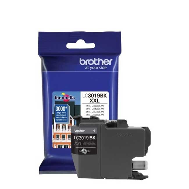 Tinta Brother LC3019BK Black para MFCJ5330DW 3000 páginas original