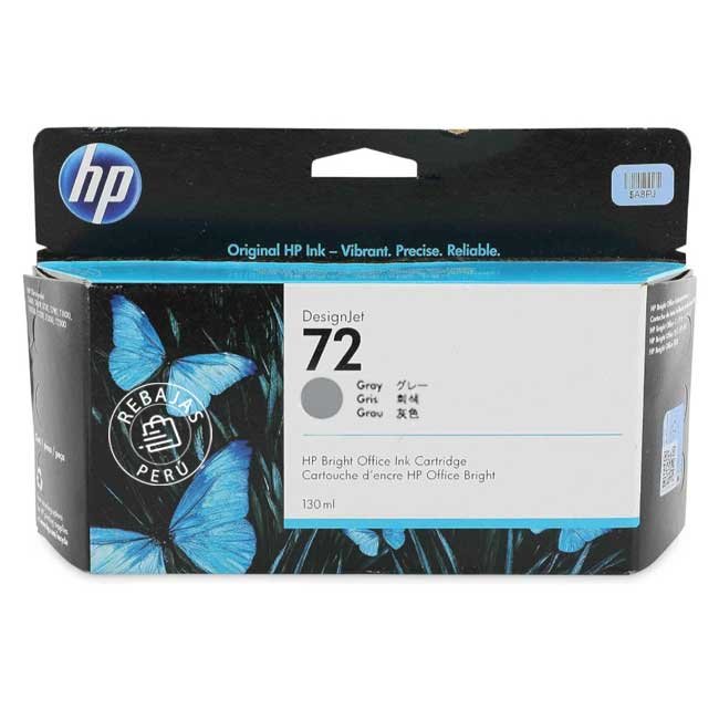 Tinta HP C9374A Gray 130ml Original para T610 T1100 Serie 72