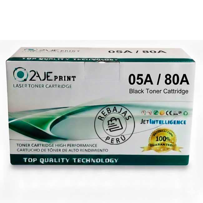 Toner Compatible 2AJEPRINT HP 05A / 80A Negro