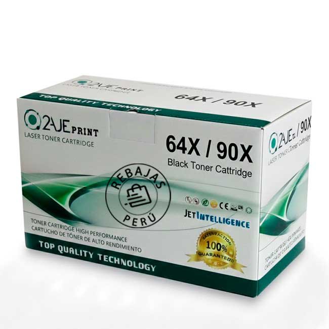 Toner Compatible 2AJEPRINT HP 64X / 90X Negro