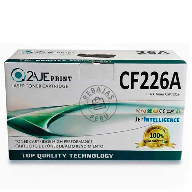 Toner Compatible 2AJEPRINT HP CF226A / 26A Negro