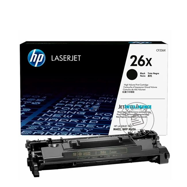 Tóner HP CF226X (26X) Negro – Compatible HP LaserJet Pro M402/MFP M426 | 9,000 Páginas