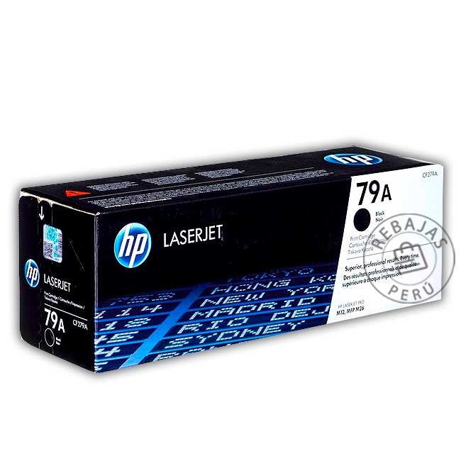 Tóner HP CF279A Negro Original 1000 Páginas 79A LaserJet