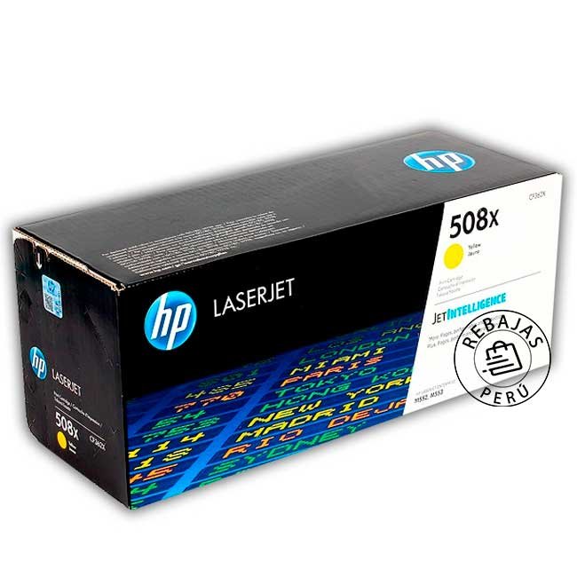 Cartucho de Tóner HP CF362X Amarillo Original 508X 9500 Páginas