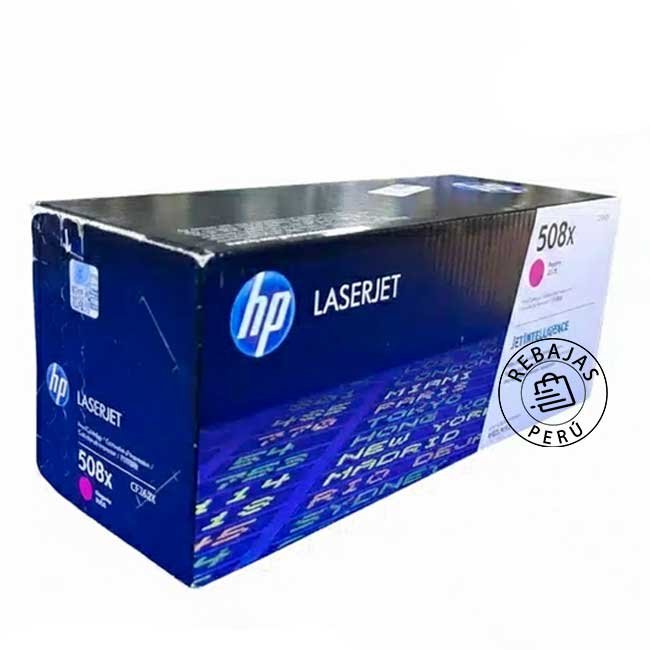 Tóner HP CF363X Magenta Original 508X 9500 Páginas