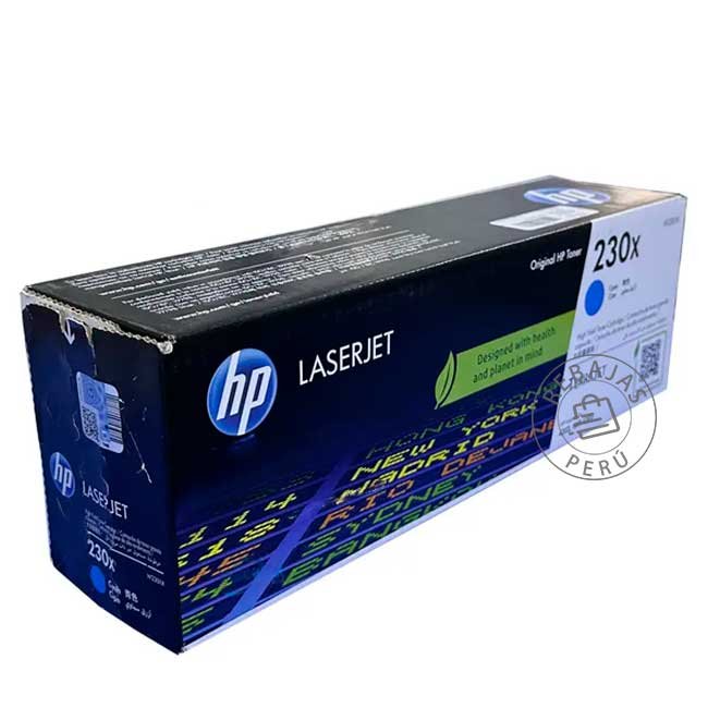 tóner hp w2301x 230x cyan original 5500 páginas laserjet color