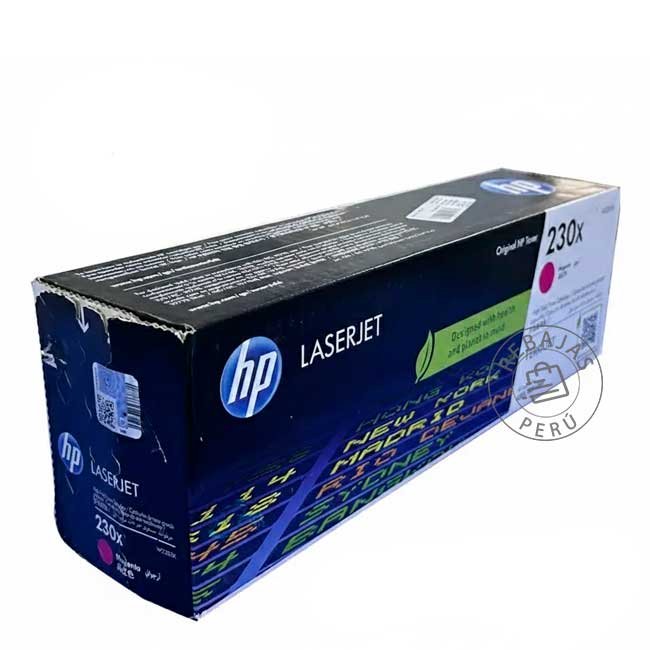 tóner hp w2303x 230x magenta original 5500 páginas laserjet color