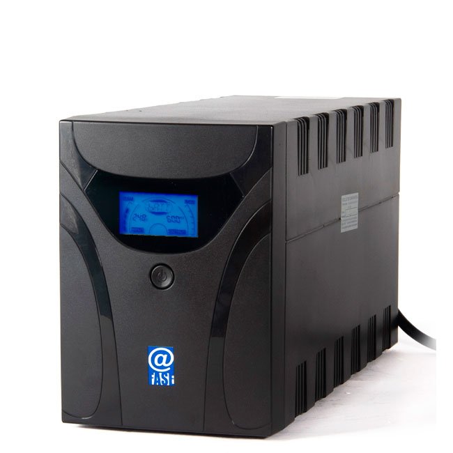 UPS Interactivo Elise Fase AUR-1000-LCD-USB 1000VA/600W con Pantalla LCD, USB HID y 40 Min de Respaldo