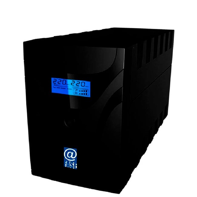 UPS Elise IPS-650-LED 650VA/360W con Regulación de Voltaje, Protección RJ11 y Pantalla LED  