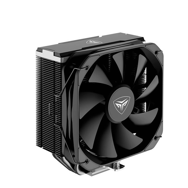 Fan-Cooler para CPU PcCooler K4 BK Challenger, 130mm, 240W, 4-Pin PWM, 12VDC, Color Negro